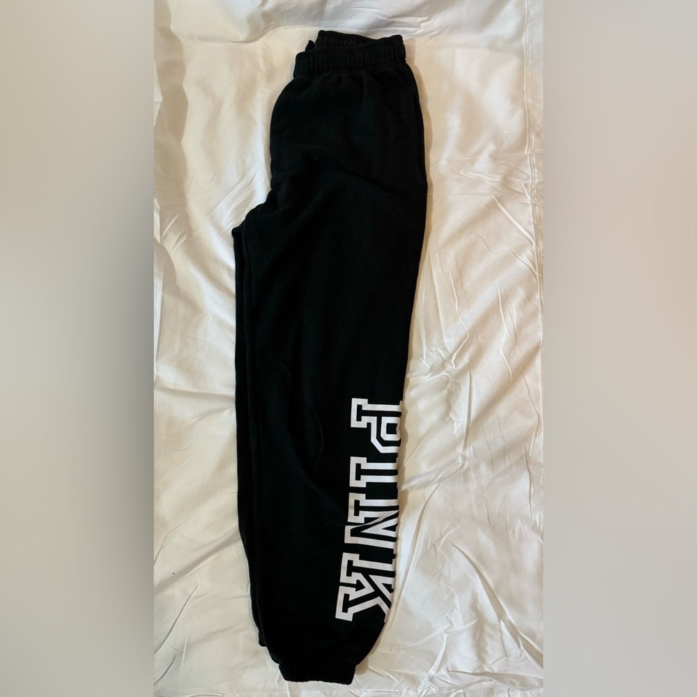Victoria’s Secret PINK sweatpants, Black , size S